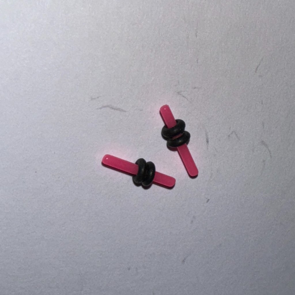 Pink 14 Uv Acrylic Gauge Plugs